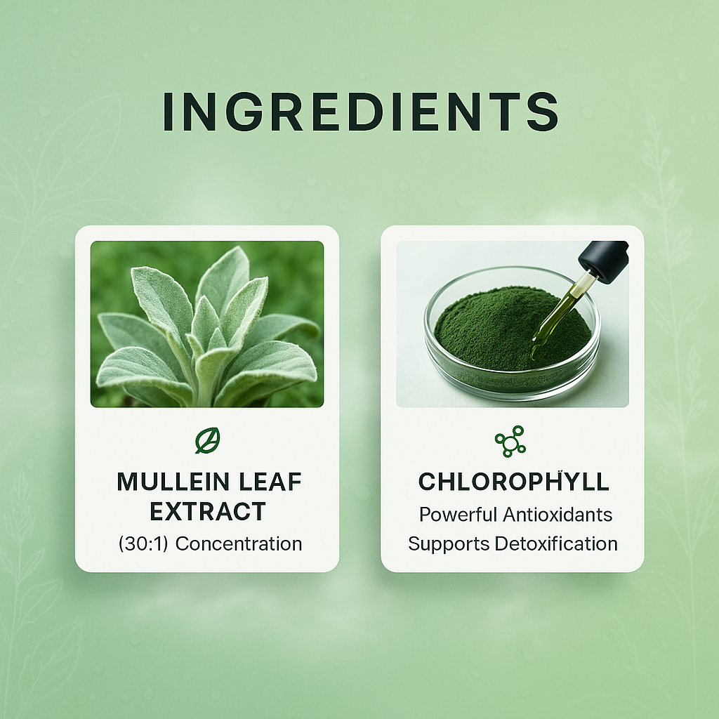 CleraVox. Mullein Leaf Extract
