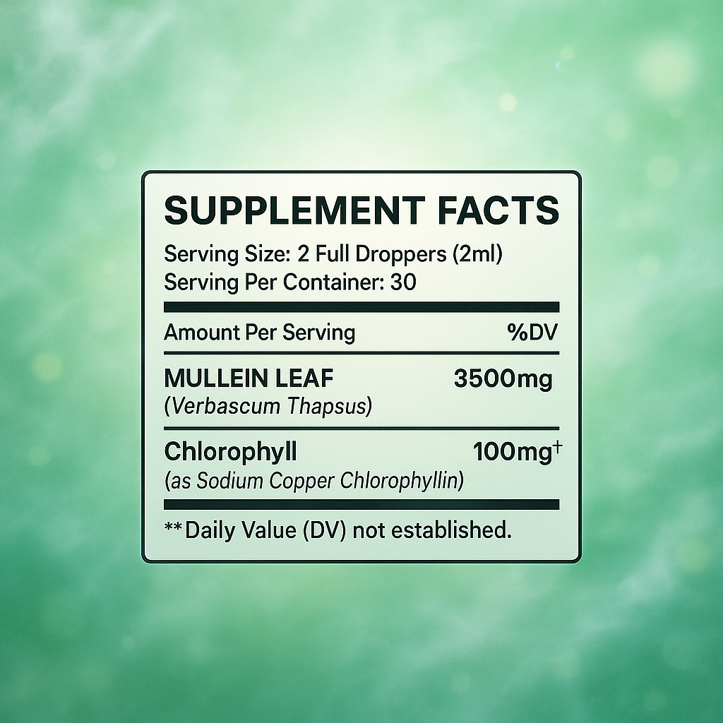 CleraVox Mullein Super Strength